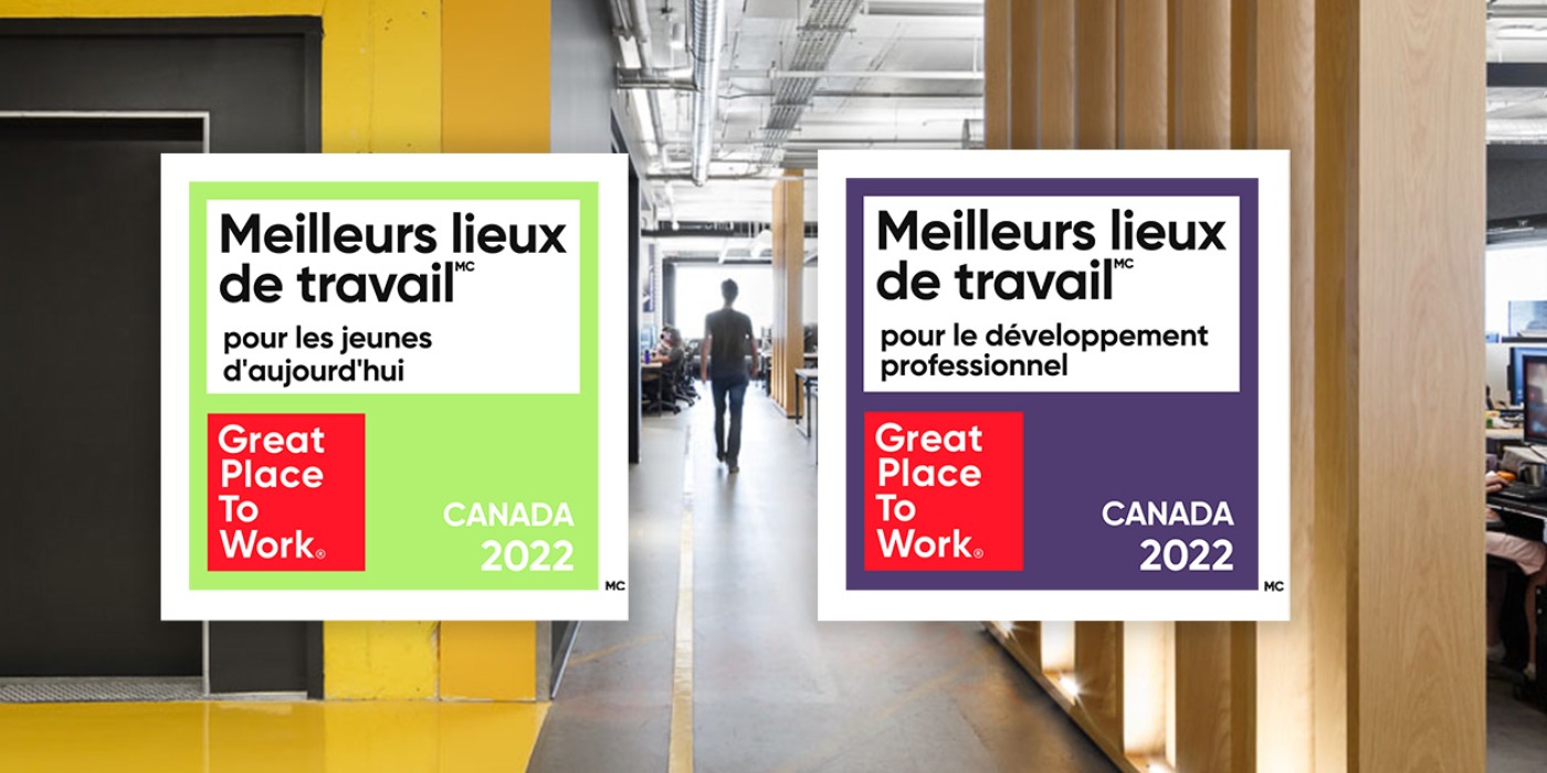 Behaviour Interactif reçoit deux distinctions par le Great Place to Work Institute Behaviour Interactif reçoit deux distinctions par le Great Place to Work Institute